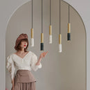 Axyaa Marble Pendant Lamp - Nordic Modern Hanging Chandelier for Home Decor