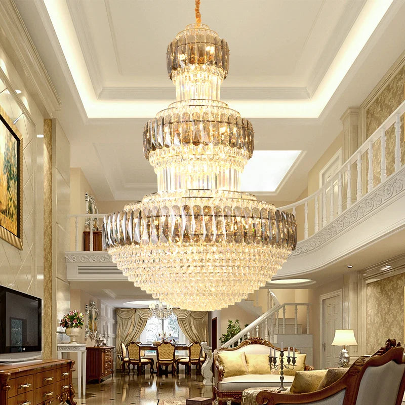 Axyaa Crystal Chandelier for Luxury Villas, Hotels & Restaurants