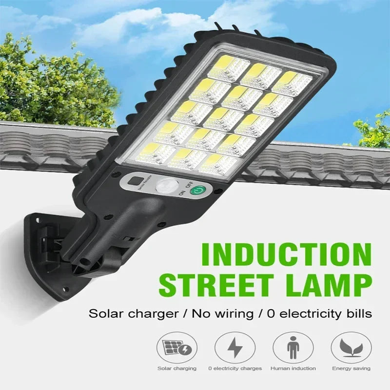Axyaa Solar Security Light with 3 Modes for Garden Pathways
