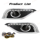 Axyaa LED DRL Daytime Running Light for Honda CRV CR-V 2012-2014 with Dynamic Turn Signal