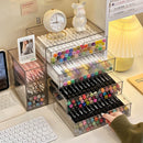 Axyaa Acrylic Desk Organizer Drawer for Watercolor Pen Pencil Storage