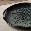 Axya Ceramic Dinner Plate Set for Retro-Fusion Dining Experience