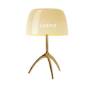 Nordic Glass Three Leg LED Desk Lamp for Study, Bedroom, Living Room by Axyaa