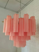 Axyaa French Chandelier with Glass Tube Shades for Luxury Villa Duplex