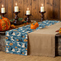 Axyaa Cute Ghost Table Runner: Halloween Wedding Dining Decor and Coffee Table Cloth
