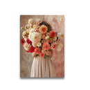 Axyaa Floral Canvas Print for Modern Scandinavian Home Decor