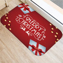 Axyaa Christmas New Year Home Decor Entrance Door Mat Non-Slip Living Room Hallway Carpet