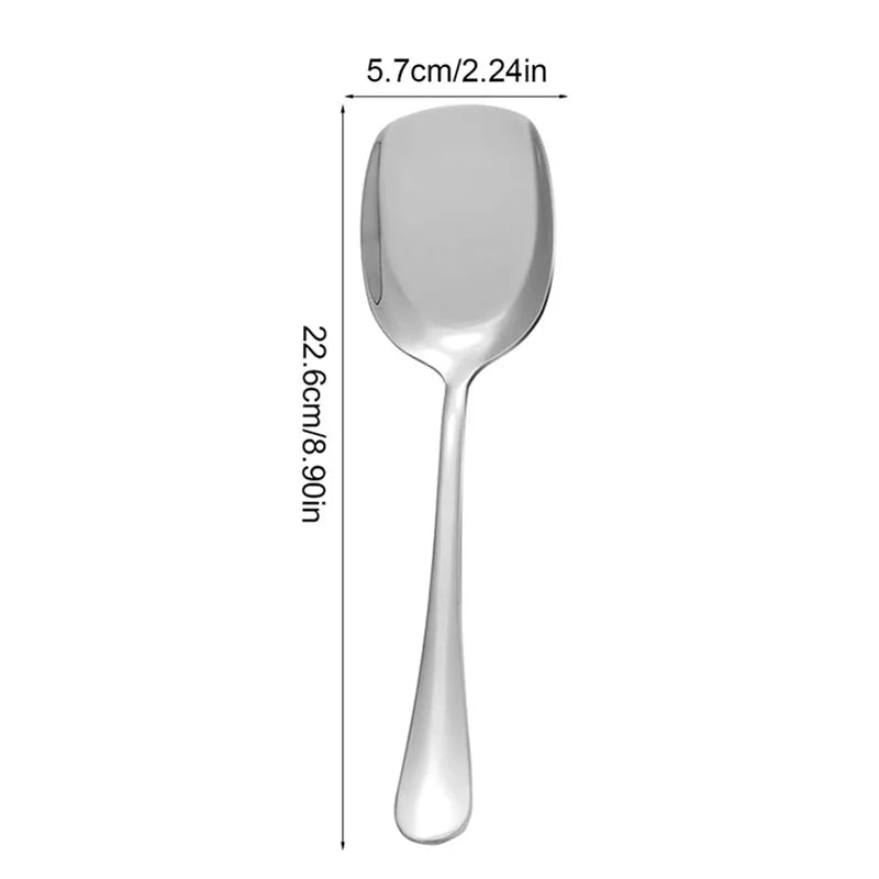 Axyaa Stainless Steel Serving Spoon Set - Household and Restaurant Kitchen Tableware