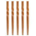 Axyaa Carbonization Bamboo Chopsticks Set - Non-slip Sushi Party Kitchen Tools