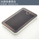Axyaa Bamboo Tea Tray for Home Living Room Storage, Japanese Style Teaware