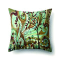 Axyaa Retro Floral Pillow Case 45x45cm