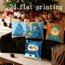 Christmas-themed Decorative Pillow Covers by Axyaa for Sofa, Bedroom & Car