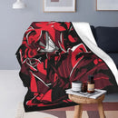 Axyaa Alastor Knitted Coral Fleece Plush Blanket