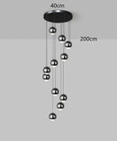 Axyaa Pendant Light: Modern LED Chandelier for Indoor Dining Room Lighting