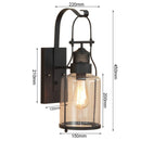 Axyaa Vintage Farmhouse Wall Sconce for Indoor Lighting in Restaurants and Bars