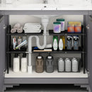 Axyaa Under Sink Flexible Organizer Rack Cabinet Telescopic Storage Shelf