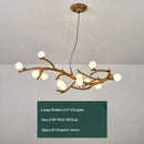 Axyaa Glass Ball Chandelier Pendant Lamp for Home Indoor Lighting