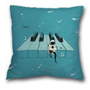 Axyaa Spaceman Astronaut Ocean Blue Pillow Cover for Home D��cor