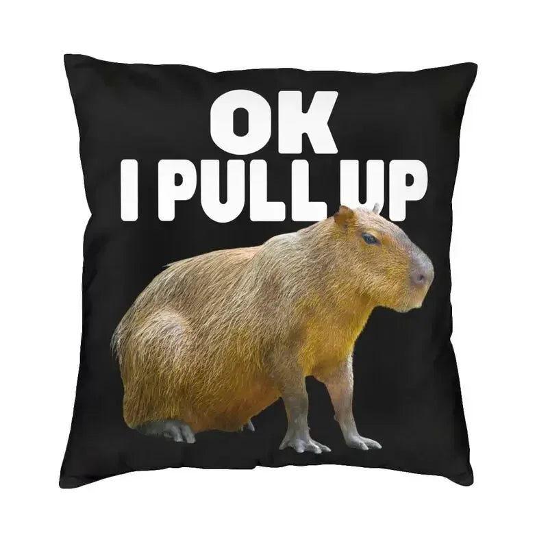 Capybara Nordic Cushion Cover by Axyaa - Home Decor Pillow Case