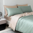 Axyaa Mulberry Silk Bedding Set King Queen Size Luxury 100% Duvet Cover Bedsheet