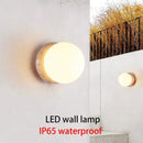 Axyaa Nordic Stone Wall Sconce Light Garden Balcony Decor LED Fixture