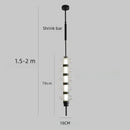 Axyaa Luxury Telescopic Glass Pendant Lamp for Bedroom and Living Room