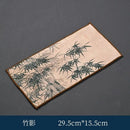 Axyaa Chinese Painted Tea Napkin Tea Ceremony Towel Placemat Set