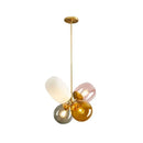 Modern Nordic Glass Chandelier by Axyaa for Coffee Shop & Restaurant Lighting Decor