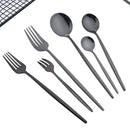 Axyaa Stainless Steel Cutlery Set - 10 Pieces of Mirror Flatware Tableware