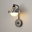 Axyaa Alabaster Stone Wall Lamp - Luxury Nordic LED Fixture for Elegant Living Spaces