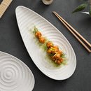 Axyaa Irregular Tableware Creative Home Red Restaurant Dinner Plate