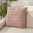 White Green Corduroy Cushion Cover 45x45, Modern Home Decor for Sofa, Axyaa Brand
