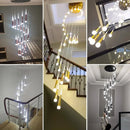 Axya Modern LED Stair Chandelier for Home Decor and Interior Lighting