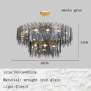 Axyaa Crystal Chandelier for Modern Luxury Living Room and Dining Hall