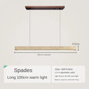 Axyaa Stone Chandelier Pendant Light - Travertine Kitchen Island Lamp
