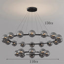 Axyaa Circular Magic Bean Pendant Light for Elegant Home Decor
