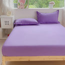 Axyaa White Cotton Fitted Sheet Set, 180x200, 3Pcs