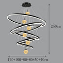 Axyaa Modern LED Pendant Light Chandeliers for Living Room and Dining Room
