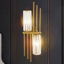 Axyaa Crystal Living Room Wall Lamp: Nordic Modern Stylish Lighting for Bedroom, Porch, Staircase
