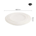 Axyaa Matte Wave Ceramic Dessert Plate Set - Molecular Cuisine Tableware