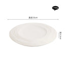 Axyaa Matte Wave Ceramic Dessert Plate Set - Molecular Cuisine Tableware