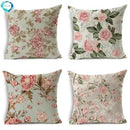 Axyaa Black Rose Pillowcase: Premium Sofa & Office Cushion Cover for Home Decor