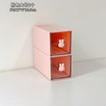 Axyaa Desktop Organizer Box: Rabbit Pen Holder & Drawer Stationery Rack
