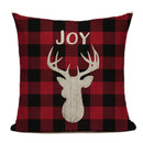 Linen Christmas Cushion Covers for Couch Living Room - Axyaa Glam Décor