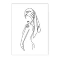 Axyaa Abstract Nude Woman Canvas Poster Sexy Bedroom Decor Prints