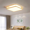 Axyaa Japanese Style Wood Ceiling Lamp - Modern Living Room Bedroom Lighting