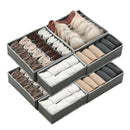 Axyaa Foldable Underwear Sock Bra Storage Box Wardrobe Organizer
