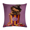 Axyaa Halloween Puppy Linen Pillow Case 45*45cm