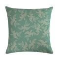 Axyaa Floral Bird Linen Pillowcase 45*45cm for Home Decor and Comfort