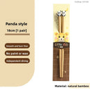 Axyaa Kids' Bamboo Training Chopsticks, Ages 6-12
